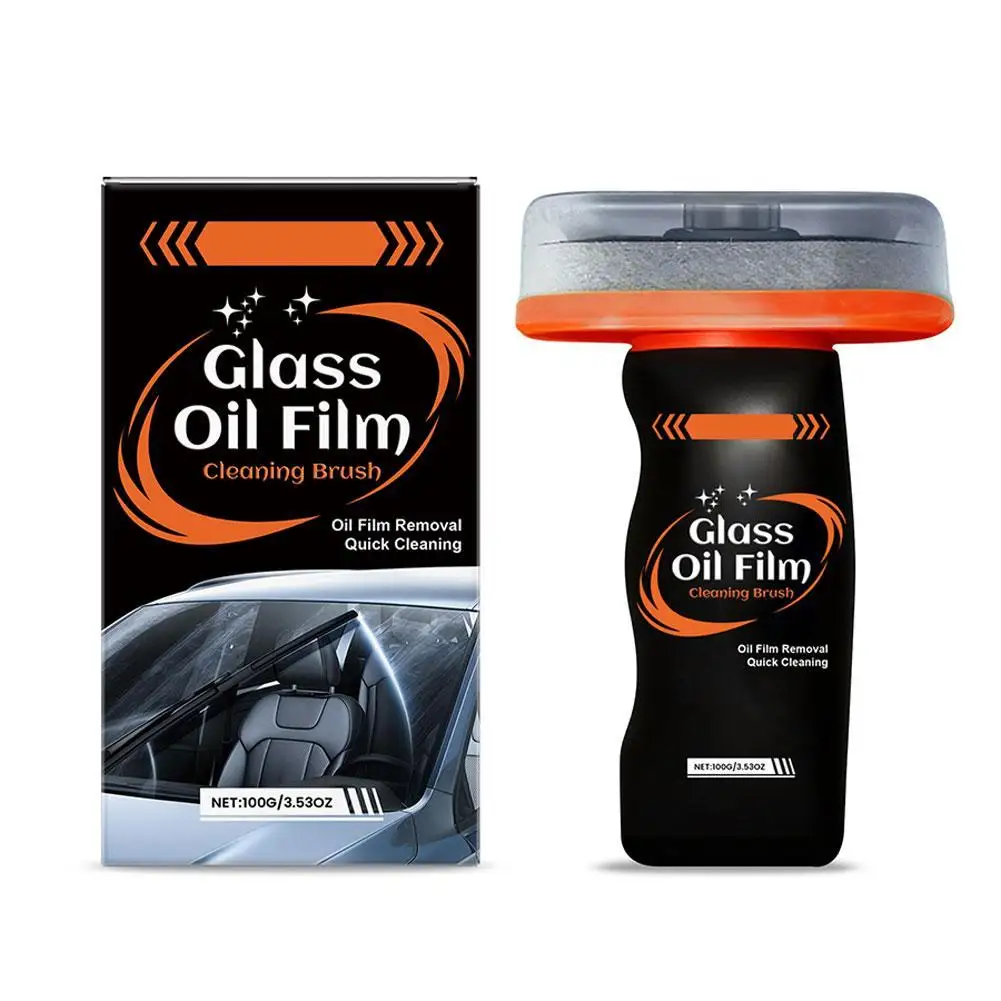 Auto Glas Öl Film Reinigung Pinsel Front Inner Windschutzscheibe Glas Öl Film Reiniger Für Auto Schnelle Reinigung Verbessern Visuelle Klarheit Image