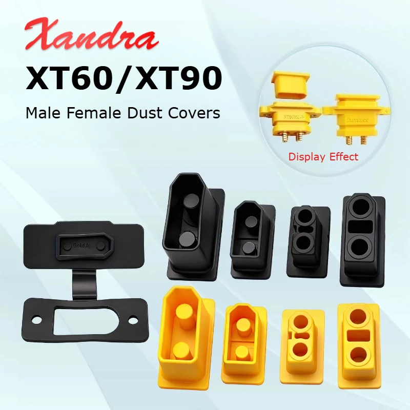 Wasserdicht Universal XT90 XT60 Serie Flugzeug Modell Stecker Staub Kappe Staub Abdeckung Lithium-Batterie Stecker Männlich Weiblich Stecker Mantel Image