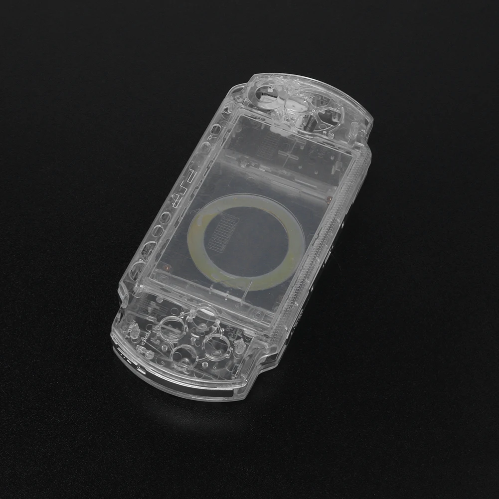 Tragbare, komplette Gehäuseabdeckung mit Tastengehäuse, professionelles Gehäuse, Schraubenset, Spielkonsolen-Zubehör für Sony PSP1000 Image