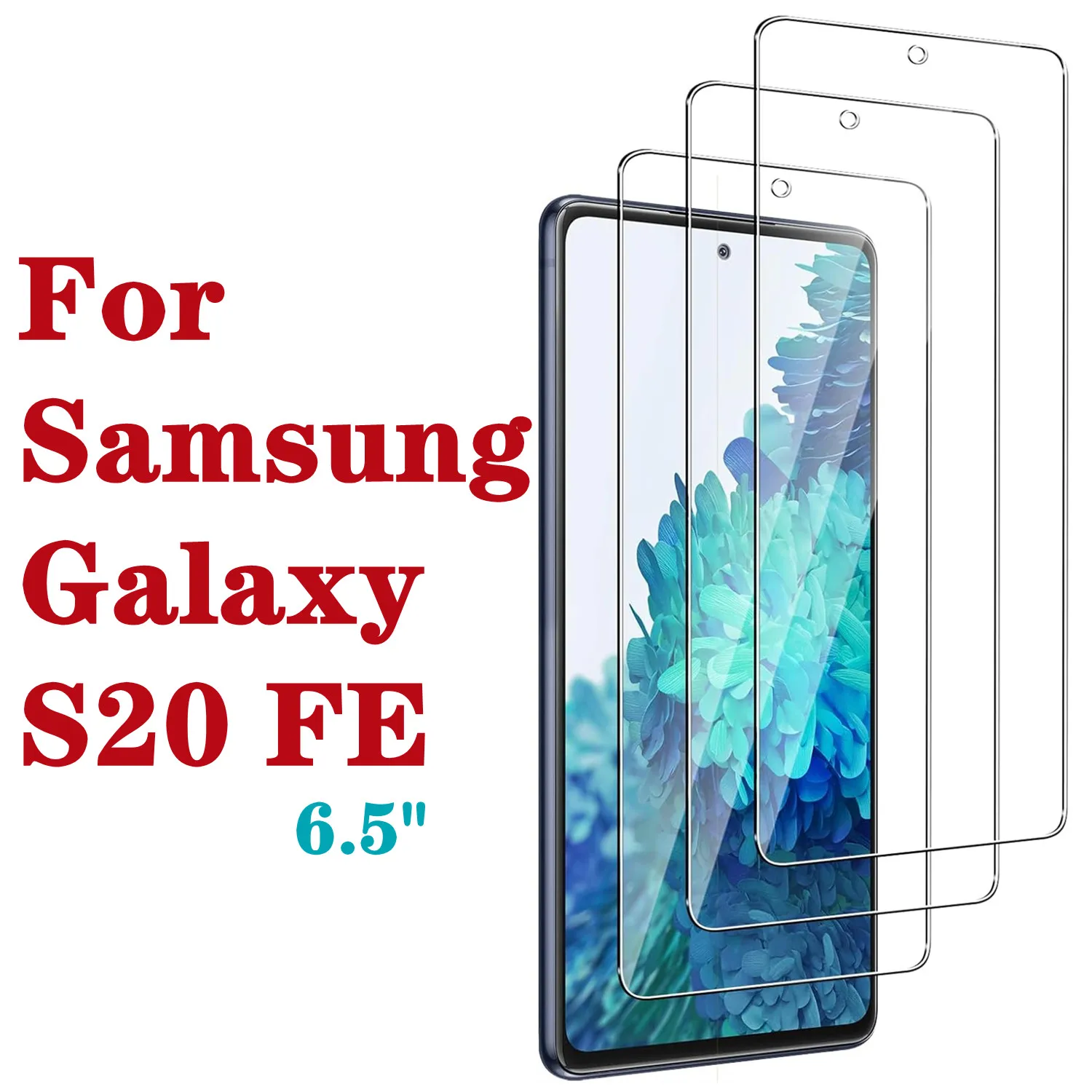 Für Samsung Galaxy S20 FE kompatibler Displayschutz, kratzfester Displayschutz Image