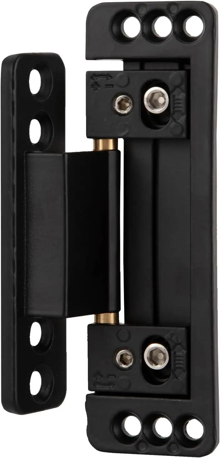 Türscharniere, 2er-Pack, verstellbare, verdeckte Türscharniere, Objekt-Türscharniere, ultradünne, versteckte Scharniere, strapazierfähig, Zinklegierung Image