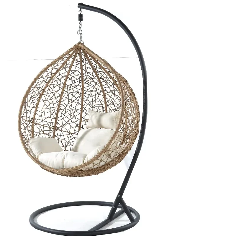 Rattan-Schaukelstuhl für den Garten/Hängesessel für Erwachsene Image
