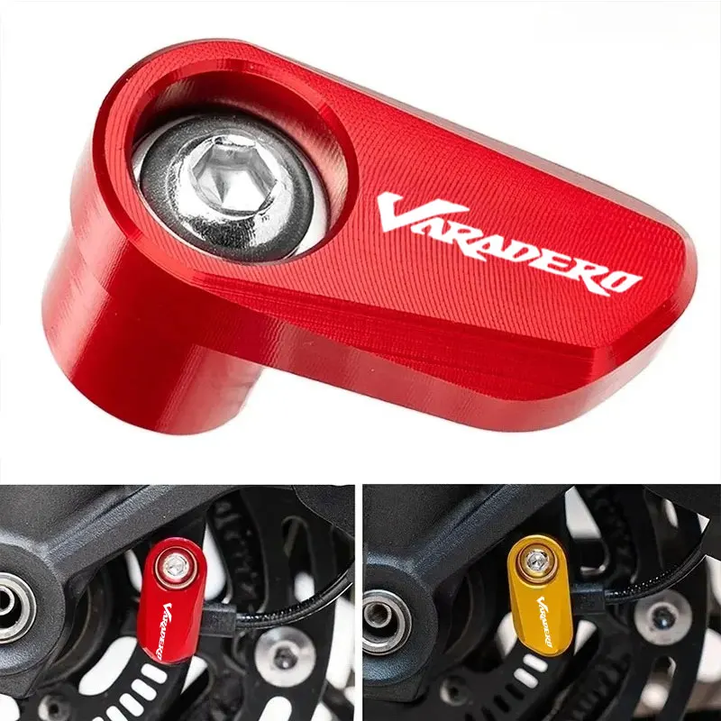 Motorrad Zubehör CNC Hinterrad ABS Sensor Schutz Schutz Abdeckung Für Honda varadero XL 1000 XL1000 varadero 1000 125 Image