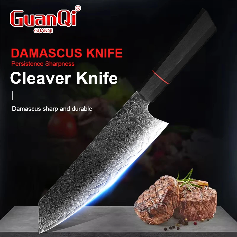 Schneiden Fleisch Küchenmesser Damaskus Stahl Balde Messer G10 Griff Chef Fleisch Schälen Obst Gemüse Fisch Messer Kochen Werkzeuge Image