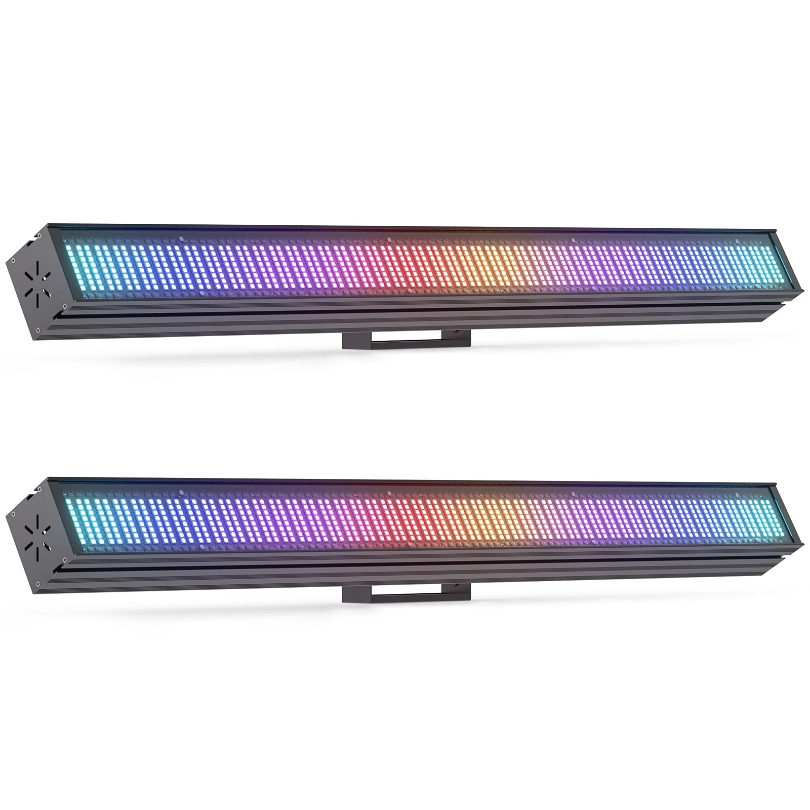 SKSBTF 2 Stück 150W 768LED RGB Wandfluter LED Bühnenbeleuchtung Stroboskop-Effekt DMX für DJ Disco Party Club Bar Zuhause