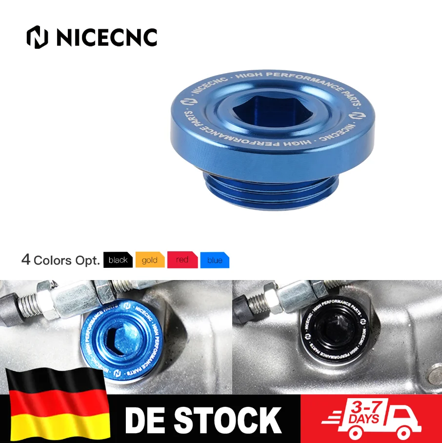 NICECNC Für Yamaha Raptor 700 700R YFM700 ATV Aluminium-Öleinfüll- und Ablassschraube mit Gummi-O-Ring Für Yamaha FJR FZ VMAX YZF R1 Image