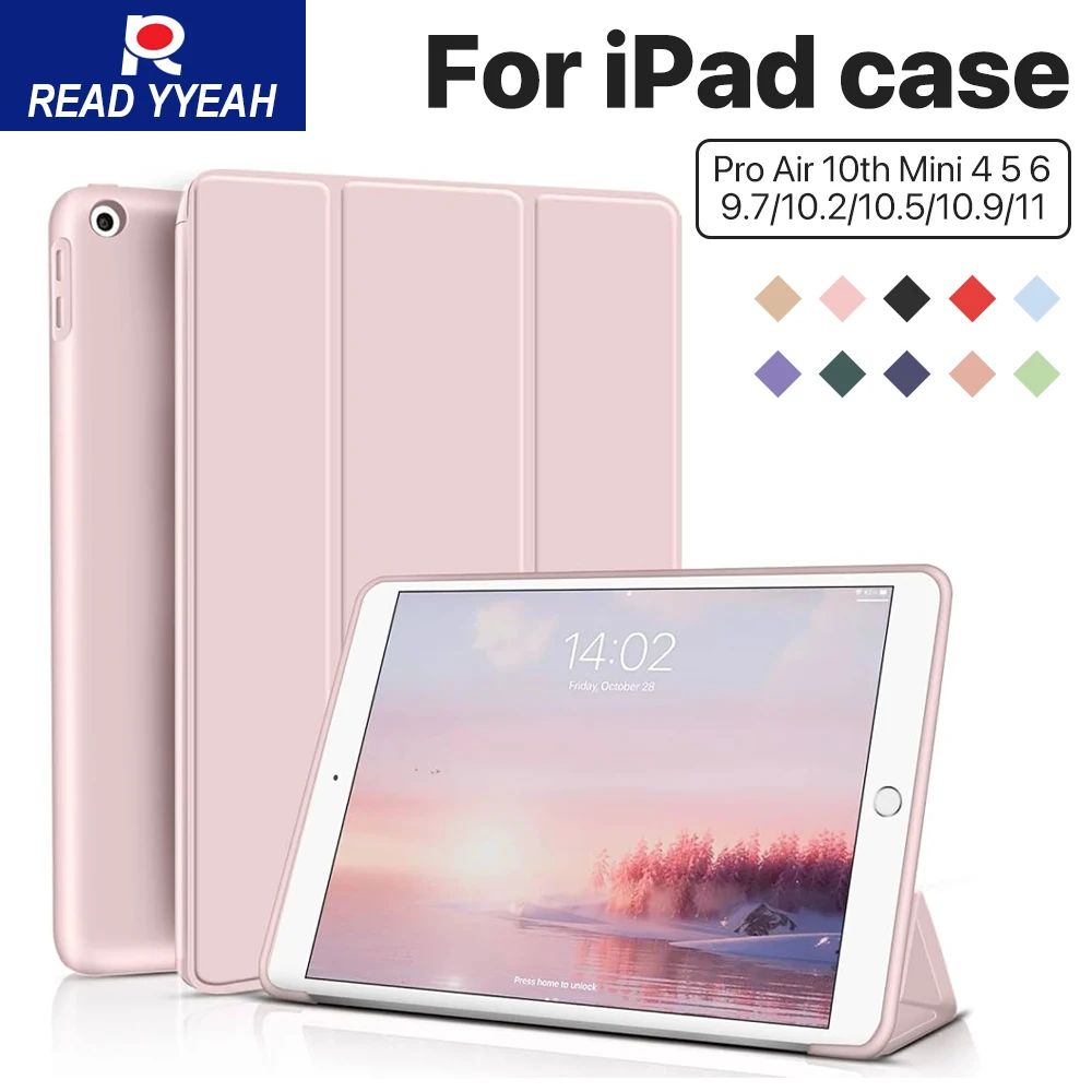 2026 Smart Case für iPad A16 11. Gen 2025 6. 5. Gen 9,7 Zoll iPad Hülle Pro 9,7 Zoll 2016 2017 2018 iPad Air 5 4 2022 10. Gen 10,9 Mini 5 6 Image