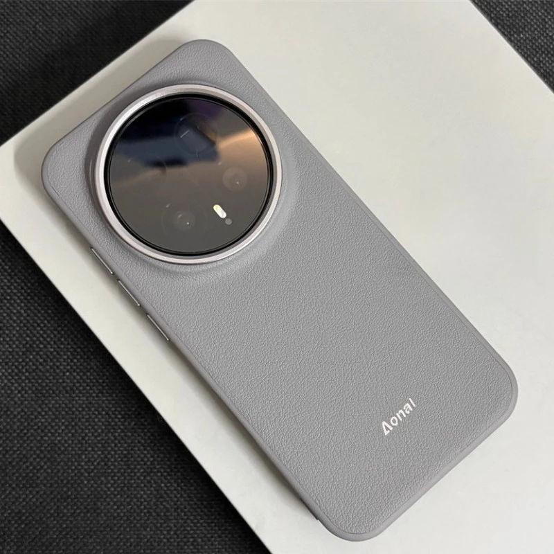 Für Honor Magic8 Pro Fall Luxus PU Leder Haut Mode Wärmeableitung Schützen Telefon Abdeckung Für Honor Magic8 Pro Shell stoßstange Image