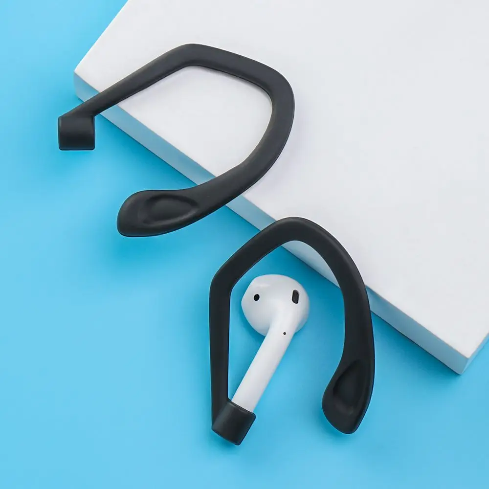 Für Apple Airpods 1 2 Pro Ohr stöpsel Secure Fit Haken Silikon Anti-Lost Ohr haken Wireless Kopfhörer Zubehör Schutz Image