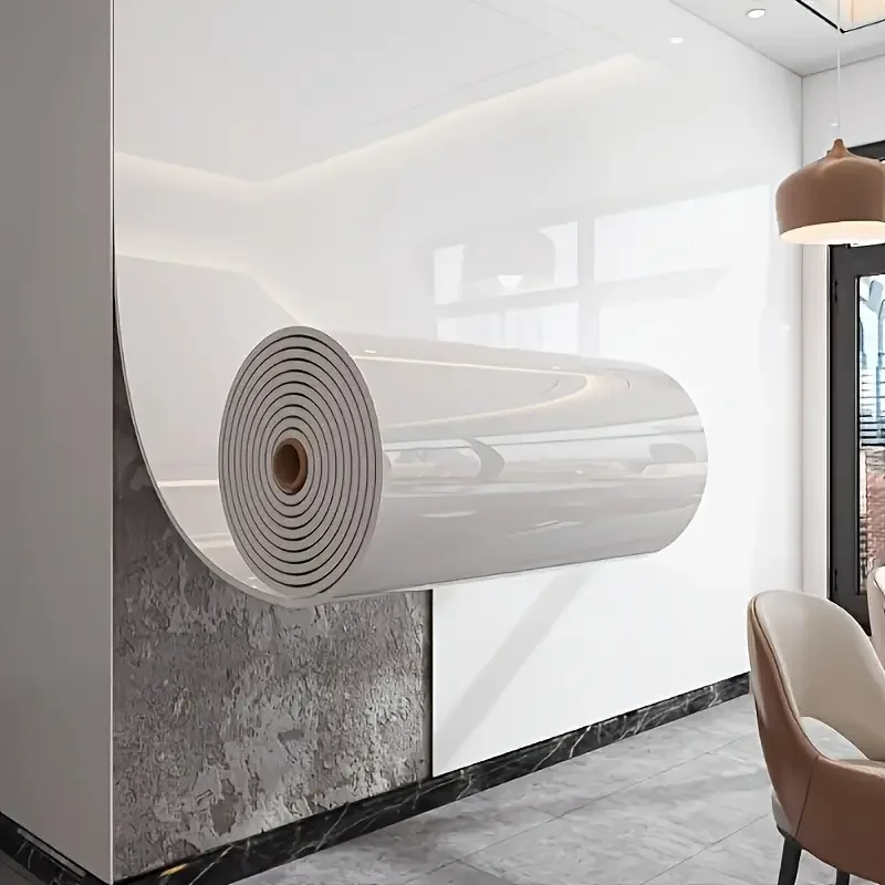 1 Rolle Marmor-Dickes Schaumstoff-Imitat-Fliesen Selbstklebende Tapete Schlafzimmer Wohnzimmer Dekoration Badezimmer Wasserdichter Wandaufkleber Image