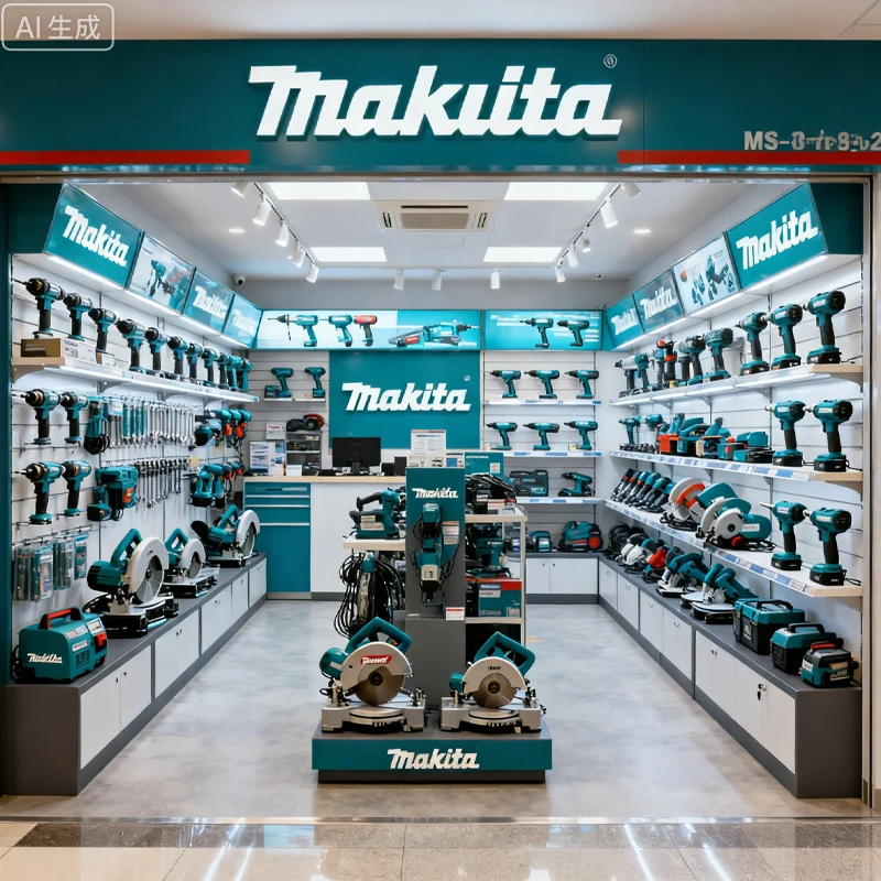 MAKITA DMP180 18V Lithium-Ionen Akku-Inflator, nacktes Werkzeug für Auto, tragbarer Reifenfüller, elektrische Motorradpumpe, Luftpumpe Image