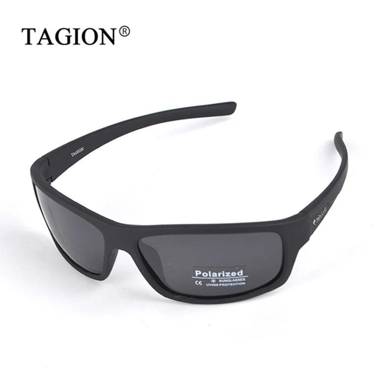 TAGION Sport Sonnenbrille Männer Polarisierte Hipster Gläser UV400 Wandern Fahren Gläser Lentes De Sol Hombre Polarisierende Linsen TG5104 Image