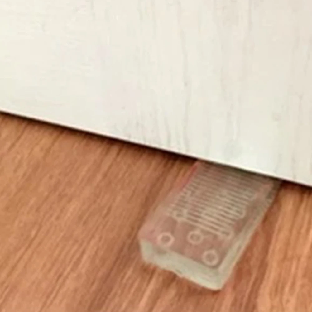 Tür boden Stopper langlebiger Silikon stoß dämpfender Block Keil Tür stopper Türgriff Stopper Haustür Tür Antik ollisions stopper Image