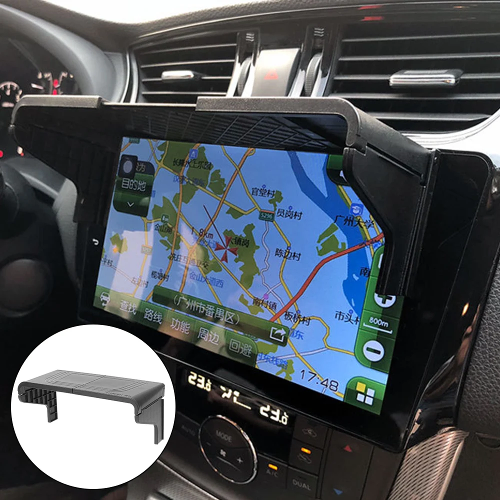 GPS Anti-Glare Shield Display Bildschirm Visier Auto GPS Navigation Sonnenschutz Auto Zubehör 7-12 Zoll Innen Zubehör