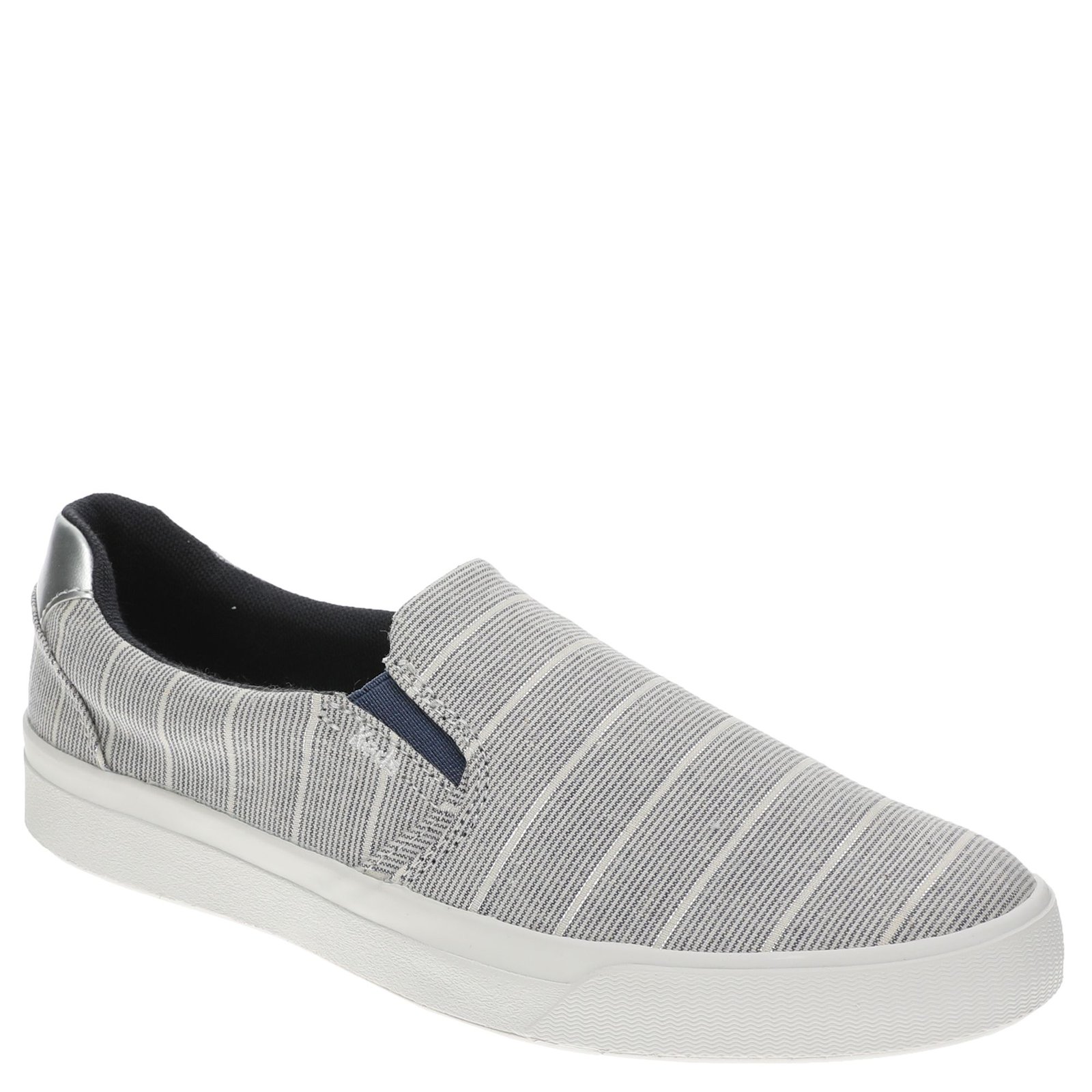 Keds Pursuit Slip Chambray Lurex Stripe - Womens 11 Navy Slip On W