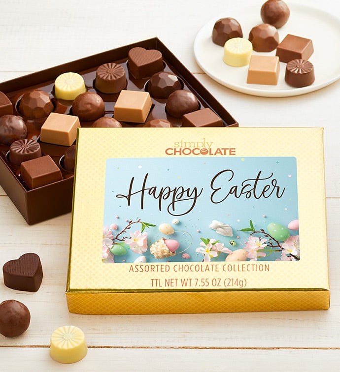 Happy Easter Eggs 18Pc Chocolate Box, Cho Colate, Chocolates & Sweets by Simply Chocolate