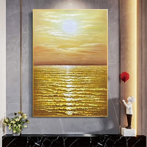 Handgefertigtes handgemaltes Ölgemälde Wand moderne abstrakte Landschaftsmalerei Kunst Leinwand Malerei Heimdekoration Dekor gerollte Leinwand Image