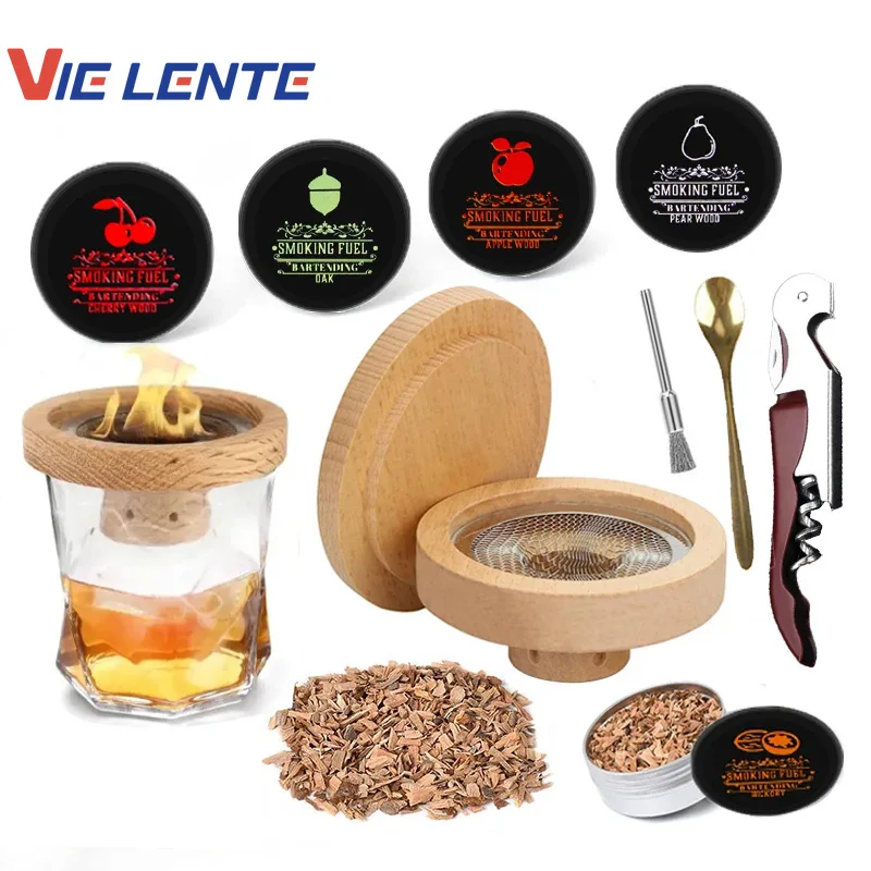 Premium-Cocktail-Räucher-Set für Whisky- und Bourbon-Trinker – Getränke-Ei-Set für Cocktails, ideal für altmodische Cocktails Image