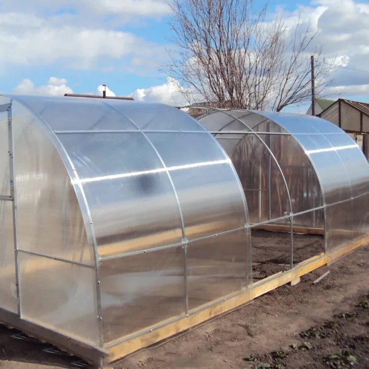 Hausgarten mit PC-Gewächshausgarten, natürlichem Tunnel, Gewächshauspflanzen Image