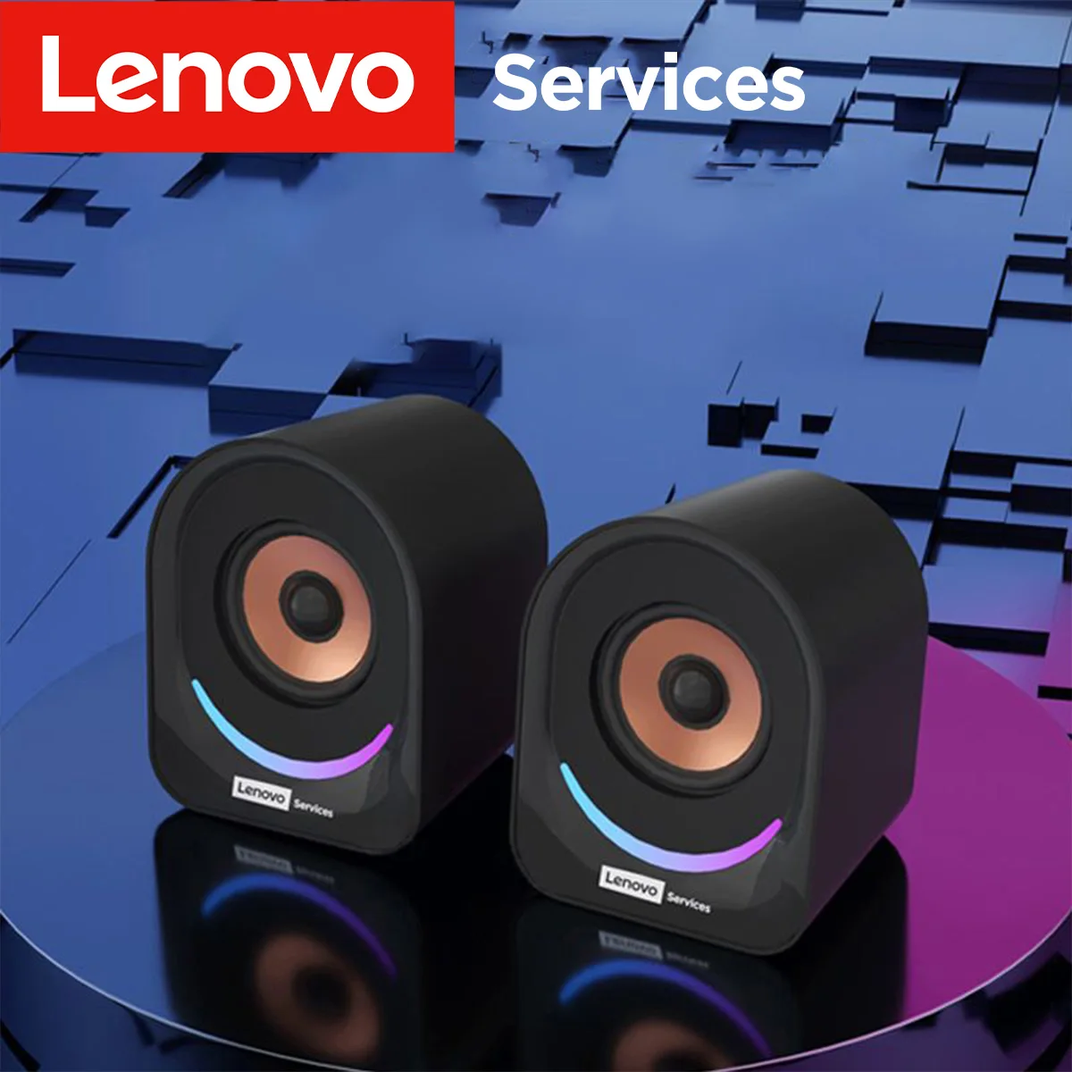 Lenovo haut-parleurs de bureau petits haut-parleurs portables haut-parleurs d