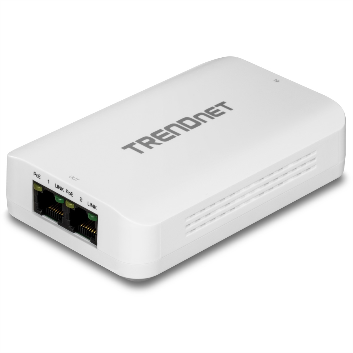 TRENDnet TPE-BE200 PoE++ Extender, 2-Port Gigabit Image