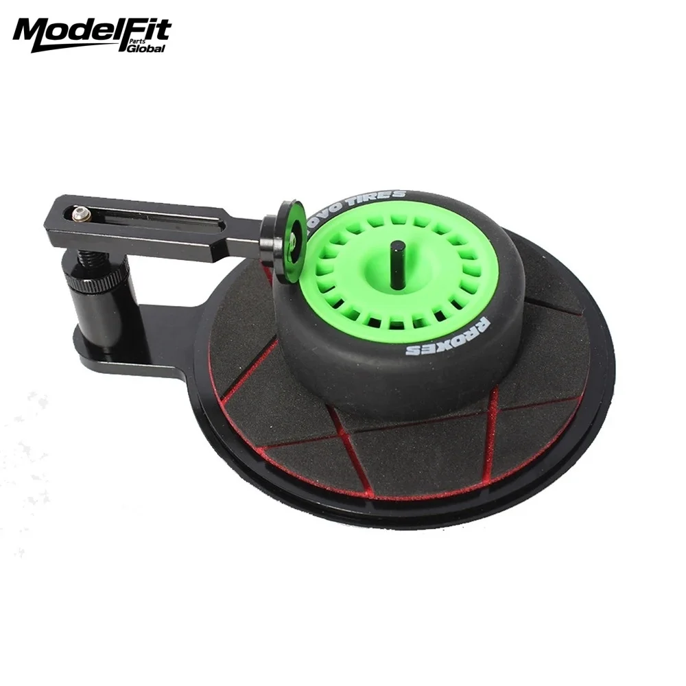 Halbautomatischer Reifenkleber aus Aluminiumlegierung, Hilfswerkzeug für die Reifenmontage und Demontage für 1/10 1/8 RC On-Road Off-Road Drift Car Model