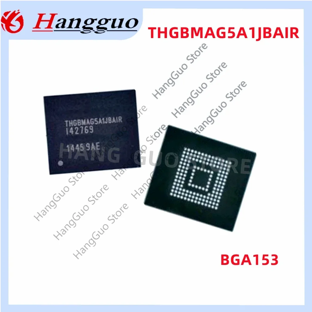 1-5 Teile/los Original THGBMAG5A1JBAIR 4GB EMMC BGA153 THGBMAG5A1JBA1R Speicher IC Chip Image