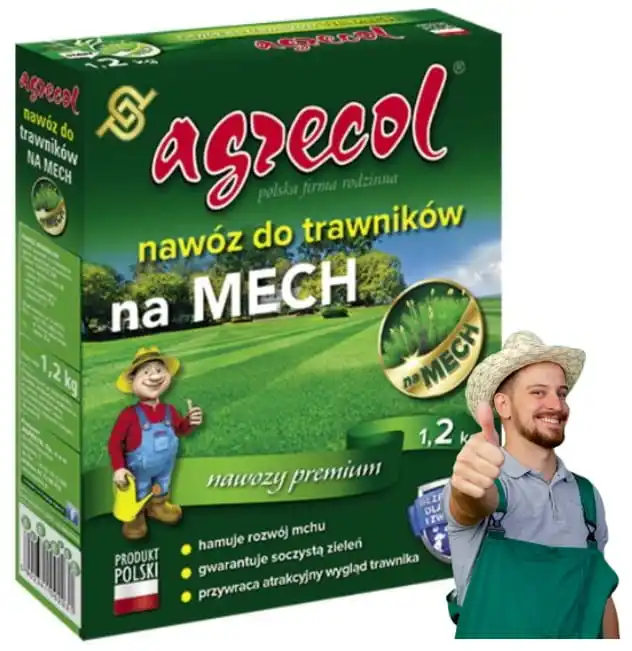 Rasendünger mit Moos 1,2 kg mineralisch granuliert