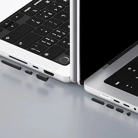 Weicher Silikon-Staubschutz-Set für MacBook Air Pro Alle Modelle USB-C-Schnittstelle Staubdichte Schutzabdeckung Laptop-Zubehör Image