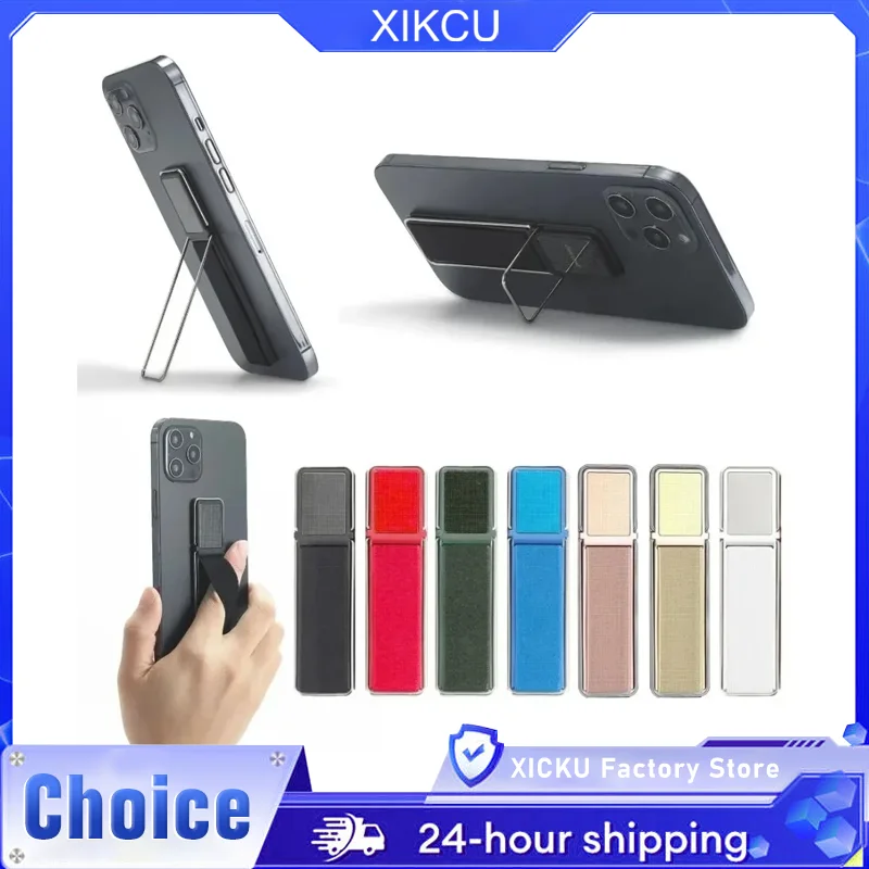 Handy-Ringhalterung mit Fingerständer und Trageband, faltbarer Universal-Handyständer für iPhone 16/Samsung/Xiaomi/Huawei Image