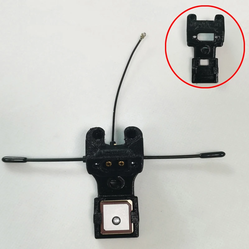 1 Stück 915MHz/2,4G FPV Drohnen-Festmontage Universeller All-in-One GPS-Antennenhalter 3D-Gedruckter TPU-Rahmen für 5-10 Zoll Mark4 Serie