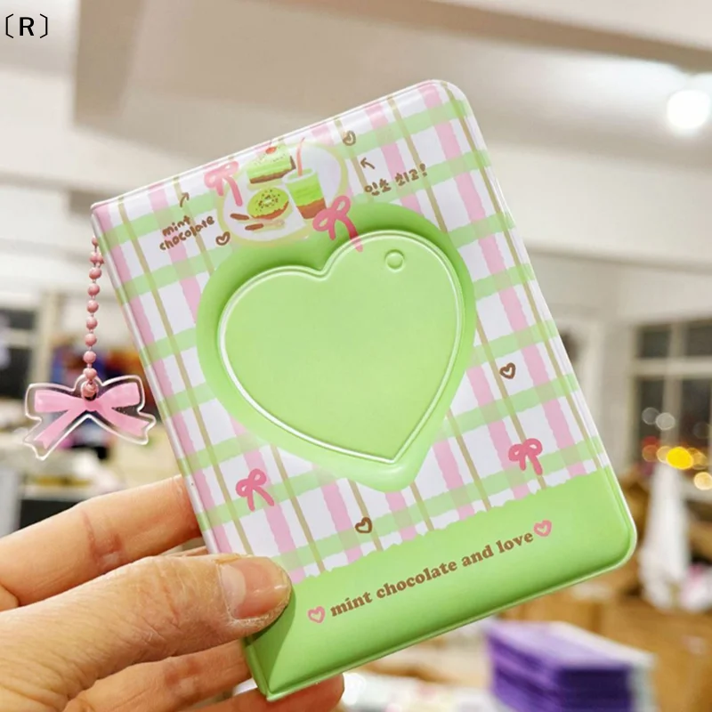 1 Stück Mini 3 Zoll Love Album Foto-Fotokartenhalter Kpop Fotoalbum Idol-Sammelmappe Fotokartenhalter Kartensammelbuch Image