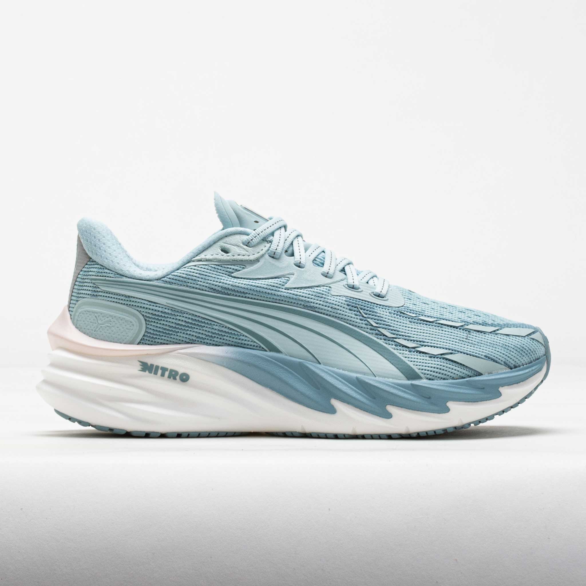 Puma Velocity NITRO 4 Women's Running Shoes Fresh Water/White