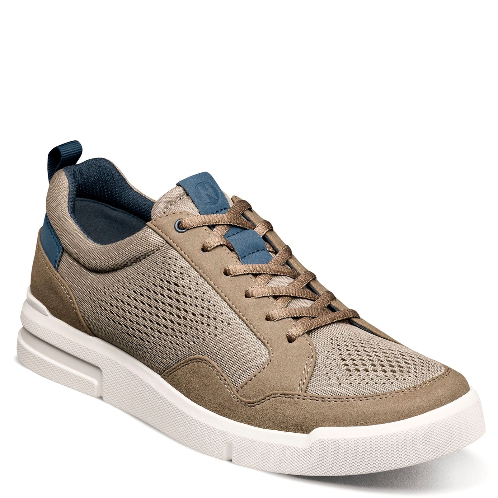 Nunn Bush Kore City Rally Mesh Moc Toe Sneaker - Mens 7.5 Tan Oxford Medium