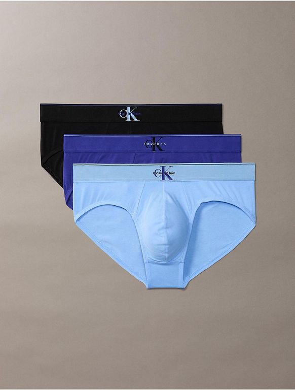 3 Pack Briefs - Blue - Calvin Klein Underwear