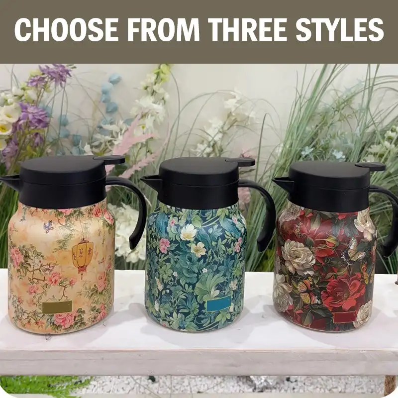 Tea Pot with Infuser 1000ML large-capacity coffee pot Kitchen tea separation thermal insulation pots household Drip-Proof kettle