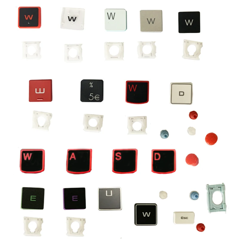Ersatz-Original-Tastenkappe für Lenovo Asus HP Toshiba Samsung Acer Sony Xiaomi Huawei IBM MSi LG Laptop-Tastatur SCHLÜSSEL & Clips Image