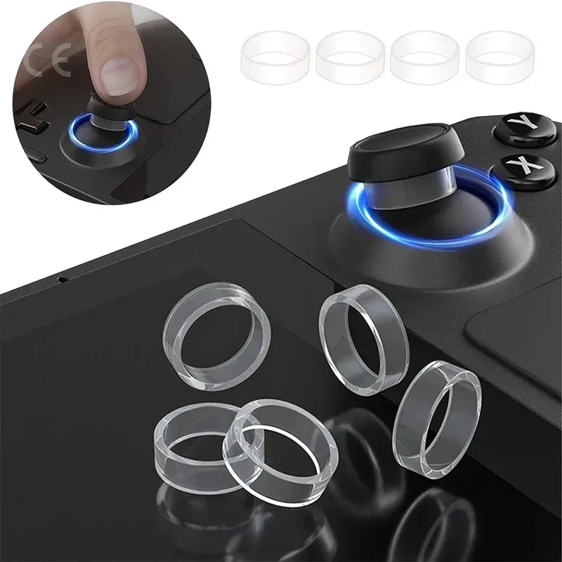 Elastischer Schutzring für Joysticks aus Gummi für PS5/PS4/Steam Deck, Silikon-Ringabdeckung für Rog Ally Spielkonsole Image