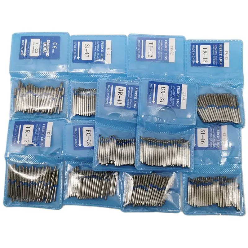 Eine Tasche FG Dental Diamant Bur Ball Runde 1,6 mm Schaft Zahnmedizin SF BR Serie Verwenden Odontologia Für Hochgeschwindigkeits-Drehwerkzeuge Image