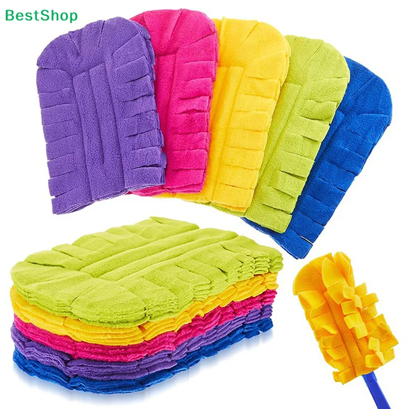 〔EVA〕Wiederverwendbare Mikrofaser-Staubtücher – Waschbare Reinigungspads für die Staubentfernung von Deckenventilatoren und Möbeln Image