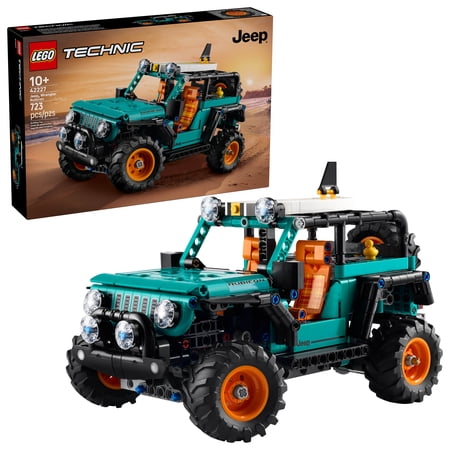 LEGO Technic Jeep Wrangler Rubicon SUV - Building Toy for Boys & Girls Ages 10+ - Model Car Kit with Detailed Features - Display Set for Bedroom Decor - Gift for Birthdays - 42227