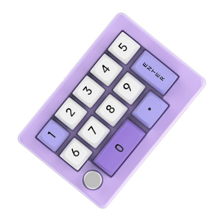 Tizuqe Compact and Durable Programmable Numeric Keypad with Knob Macro Programming Function Easy to Use No Driver Needed