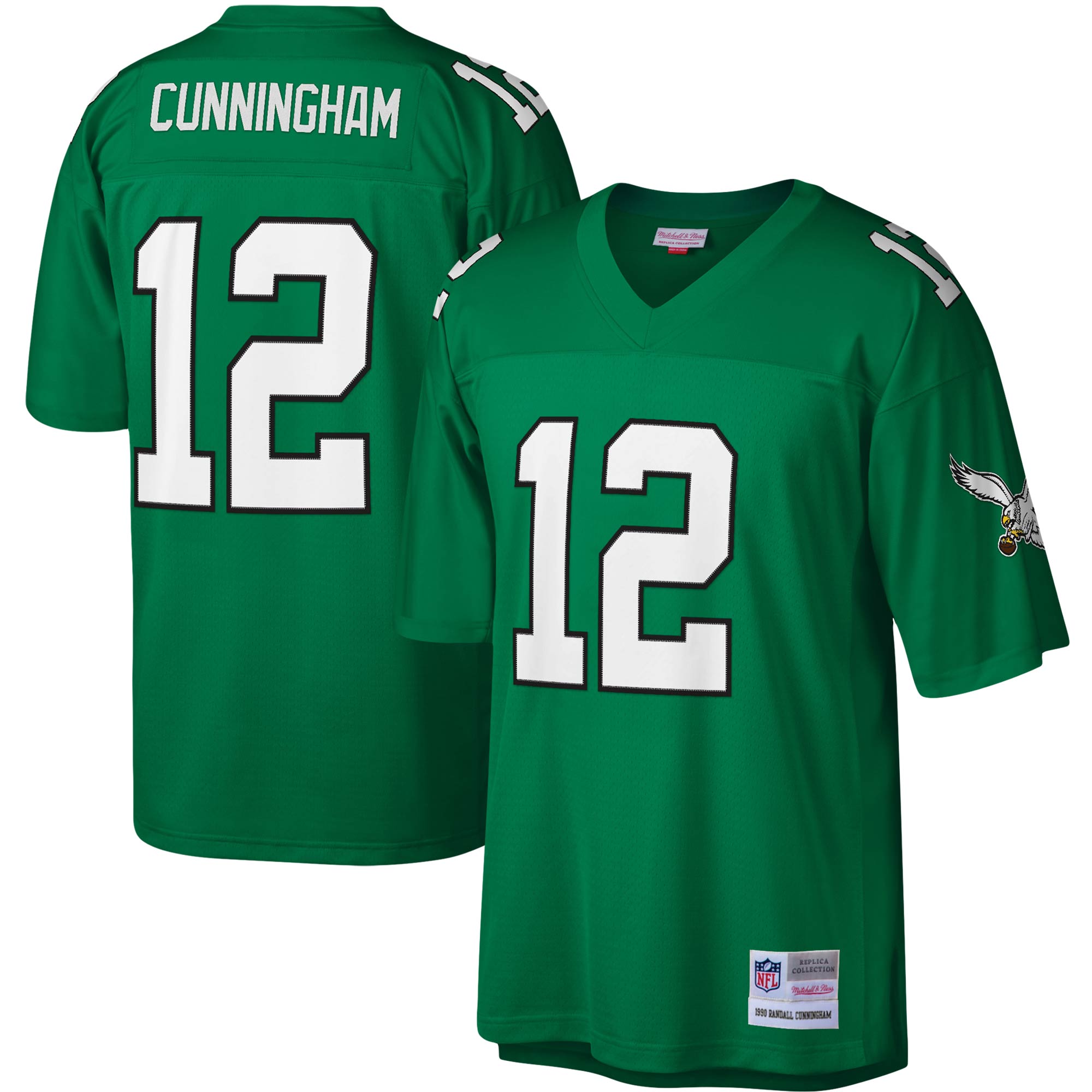"Mitchell & Ness Randall Cunningham Kelly Green Philadelphia Eagles Legacy Replica Jersey für Herren" Image