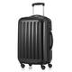 HAUPTSTADTKOFFER - Alex - Carry on luggage On-Board Suitcase Bag Hardside Spinner Trolley 4 Wheel Expandable, 55cm, TSA, black