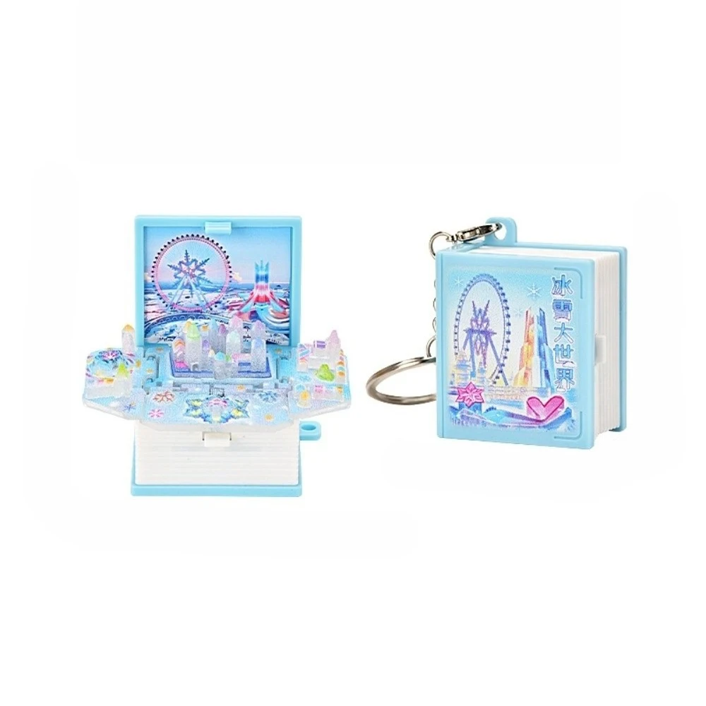 Neuer Mini-Faltbuch-Schlüsselanhänger Strandpark Capybara Panda Auto-Schlüsselringe Faltbarer Stressabbau-Rucksackanhänger Geburtstagsgeschenk Image