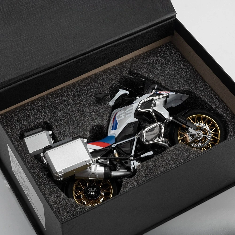 1:12 Wasservogel mit Zubehör Legierung Motorradmodell Spielzeug Ornament Druckguss Legierung Automodell Sammlerstück Image