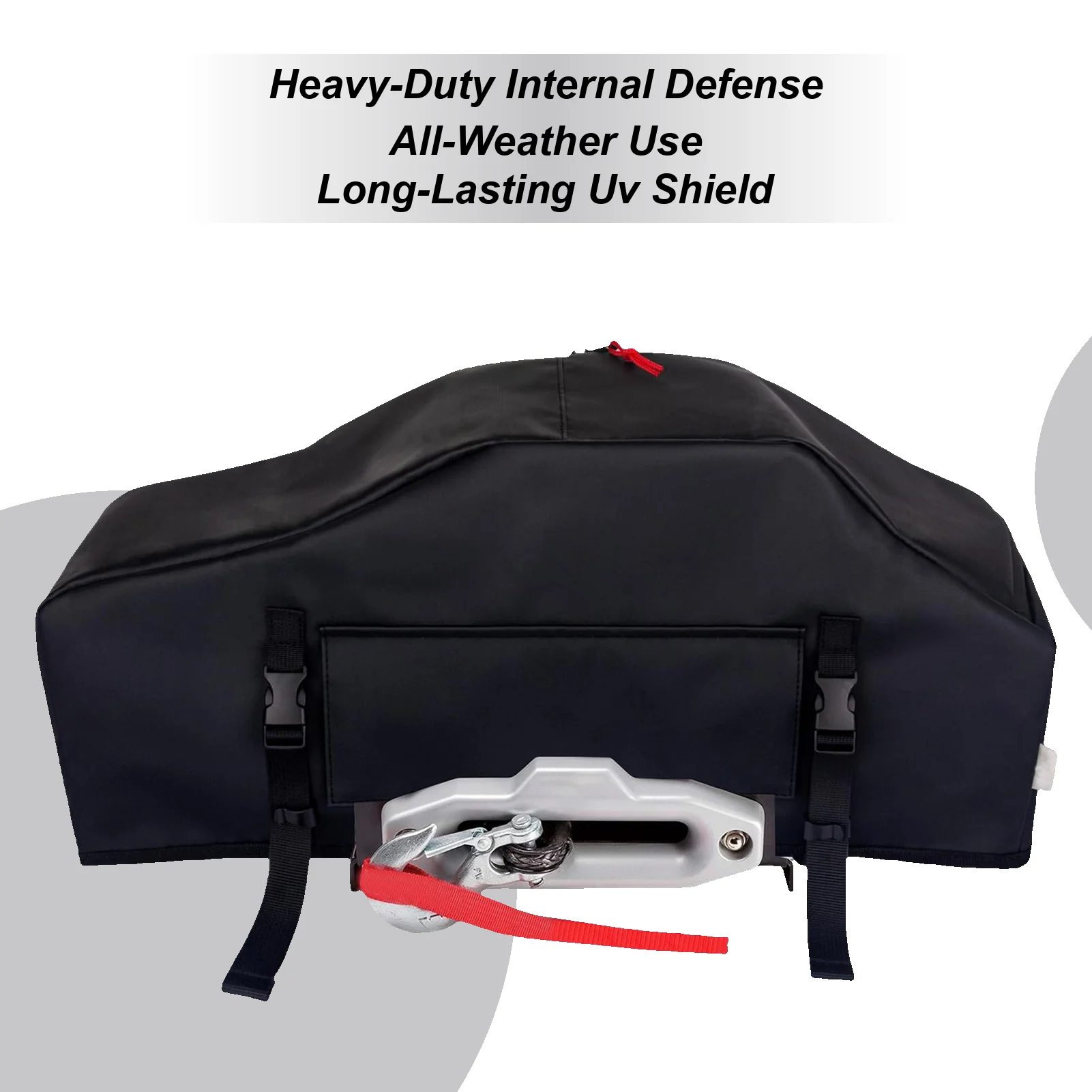 Winden-Schutzhülle, wasserdichte Winden-Schutzhülle, Zubehör, regensicherer UV-Schutz für Outdoor-Indoor-Camping Image