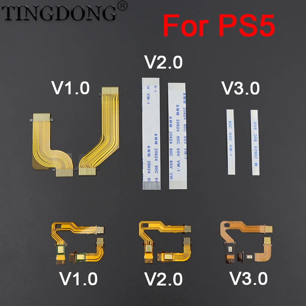 1 Set Mikrofon-Flexkabel für PS5 BDM-010 020 030 – Internes Mikrofon-Flachbandkabel für PS5 V1 V2 V3 Gamepad-Controller Image