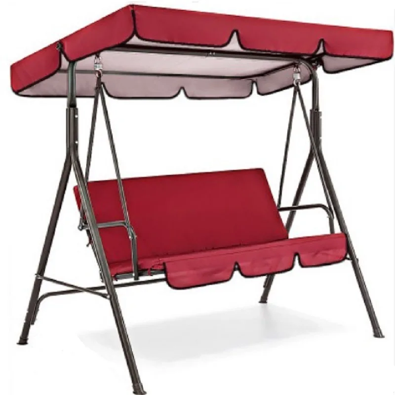 2-stück Terrasse Schaukel Stuhl Top Regen Abdeckung Regen Plissee Park Regen Abdeckung Im Freien Staub Abdeckung Wasserdicht Schaukel Sitz 142x120x18cm