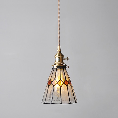 15cm Single Design Insel Design Pendelleuchte Glas Galvanisch Lackiert Moderner Nordischer Stil 220-240V Image
